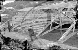 Construção do edifício da Preval - Padaria Reunidas do Vale do Caima