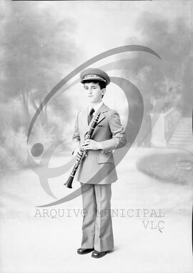 Retrato de membro da Banda de Música de Vale de Cambra