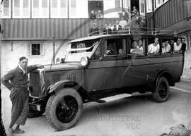 Autocarro da Empresa de transporte Progresso, na Quinta Progresso