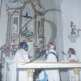 Visita do Bispo da Diocese do Porto, D. António Ferreira Gomes, a Chave