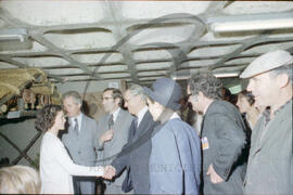 Visita oficial do Presidente da República, António dos Santos Ramalho Eanes, à Lacti 80