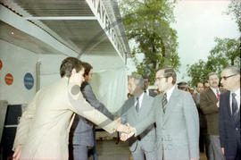 Visita oficial do Presidente da República, António dos Santos Ramalho Eanes, à Lacti 80