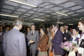 Visita oficial do Presidente da República, António dos Santos Ramalho Eanes, à Lacti 80