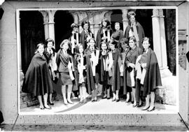 Retrato de alunas universitárias