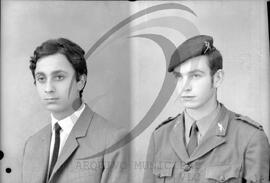Retrato de militar com homem
