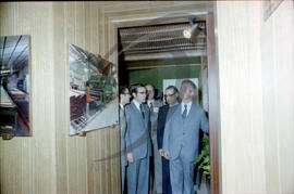 Visita oficial do Presidente da República, António dos Santos Ramalho Eanes, à Lacti 80