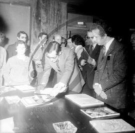 Visita oficial do Presidente da República, António dos Santos Ramalho Eanes, e da Primeira-Dama a Vale de Cambra