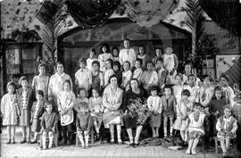 Retrato de professoras e alunas