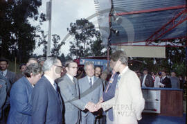 Visita oficial do Presidente da República, António dos Santos Ramalho Eanes, à Lacti 80