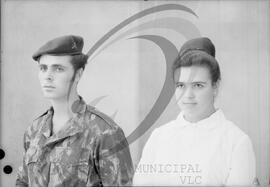 Retrato de militar com mulher