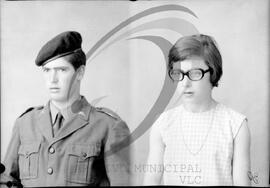 Retrato de militar com mulher