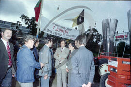 Visita oficial do Presidente da República, António dos Santos Ramalho Eanes, à Lacti 80